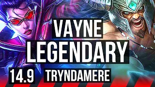 VAYNE vs TRYNDAMERE (TOP) | 11/1/5, Legendary | TR Grandmaster | 14.9