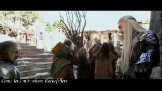 the Hobbit behind the scenes/Thranduil cut