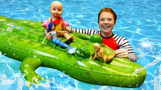Puppenvideo auf Deutsch - 2 Folgen am Stück - Spaß mit Baby Born Puppen