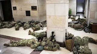 Soldiers Haven’t Camped Inside US Capitol Since Civil War