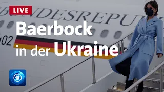 Außenministerin Baerbock zu Gesprächen in der Ukraine - Pressekonferenz mit Außenminister Kuleba