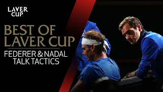 Federer and Nadal talk tactics with Fognini | Best of the Laver Cup