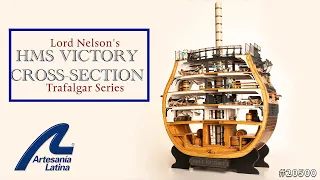 Lord Nelson's HMS VICTORY - CROSS SECTION - 1/72 scale model - Artesania Latina #20500