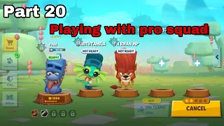 Zooba Finn Character Gameplay -Playing With Pro Squad - Zooba | Suriyax YT