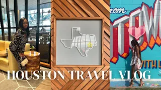 HOUSTON TRAVEL VLOG | GIRLS TRIP, TURKEY LEG HUT, THE ADDRESS, KAMP HOUSTON + MORE!