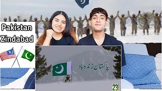 Malaysian girl reaction on Pakistan Zindabad -23 Mar 2019 |Sahir Ali Bagga |ISPR Official Song |