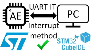 UART Interrupt method. Stm32 CubeIDE.