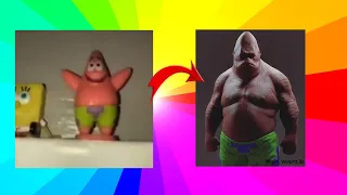 SpongeBob SpongeBob, Patrick Patrick, Sandy Sandy but it's too Realistic-(TikTok Meme)