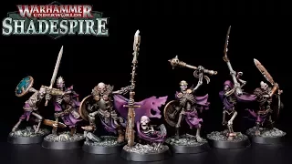 How to Paint Skeletons - Sepulchral Guard  -  Warhammer Underworlds Shadespire