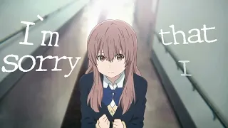 LET YOU  DOWN { SILENT VOICE } ; SHIKO PRESENTS [ AMV/ EDIT ]