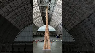 SLOW-MO World Record Tower Collapse (100,000 Planks)