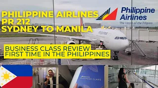 4 Star Skytrax Philippine Airlines Business Class Flight Experience: Sydney to Manila