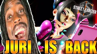 Street Fighter 6 Juri & Kimberly Gameplay Trailer (Reaction)