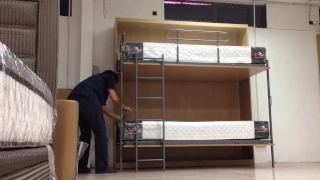 Folding Bunk Bed | Smart Space Saving Mechanisms for Small Spaces [MUST HAVE]