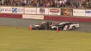 BOWMAN GRAY RACING - SPORTSMAN 100 PRODUCES TEMPERS, CRASHES AND WILD LAST FEW LAPS -  7-24-21