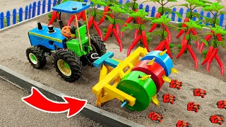 Top diy tractor making mini Modern plowing & seeding machine | diy grow chilli farm | HaiPhong Mini