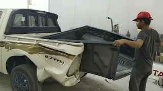 Toyota Hilux pickup body repair full proses