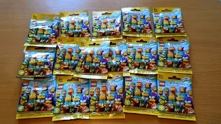 LEGO Minifigures - The Simpsons Series 2 распаковка (unboxing)