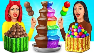 Desafio Alimentar: Rico vs Pobre | Chocolate Caro vs Chocolate Barato por Candy Show