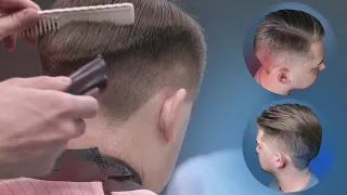 Мужская стрижка Андеркат (Undercut) с тейпер фейдом (taper fade)