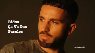 RIDSA - Ca va pas - Paroles