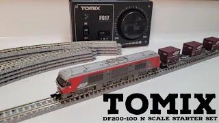 Tomix 90095 - DF200-100  My first Tomix  starter set unboxing and review