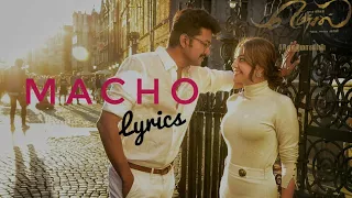 Macho Tamil Lyric Video -  MERSAL  | Vijay, Kajal Aggarwal | A R Rahman |Guru Mantra