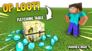 Minecraft But there are Custom Fletching Tables...