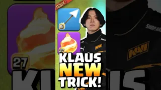 Klaus invents NEW TRICK with FIREBALL and GIANT ARROW! Clash of Clans Esports #clashofclans