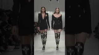 Gigi Hadid & Binx Walton Walk for Versace