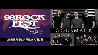 98ROCKFEST TAMPA 2022 GODSMACK|THREE DAYS GRACE|BLACK VEIL BRIDES|MOTIONLESS IN WHITE|ICE NINE KILLS