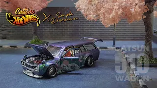 DATSUN 510 WAGON Custom Hot Wheels