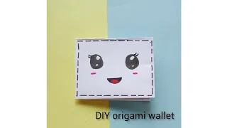 How to make a cute paper wallet/origami wallet /Kanishka's Creative Channel #creative #craft