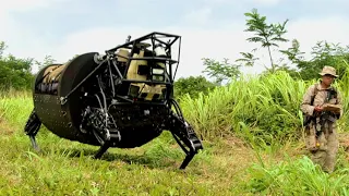 Legged Squad Support System (LS3) Robot experiments