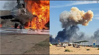 5 хвилин тому! Вибух - Алупку накрило. Аеродром у вогні, літак рухнув. ПВО змело. Удар по Криму