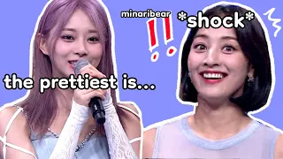 tzuyu's response to who's the prettiest shocks twice (savage maknae strikes)