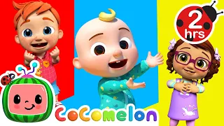 🌈 2 HOURS OF COCOMELON KARAOKE! 🌈 | Sing Along With Me! | Jello Color Song + more Moonbug Kids Songs