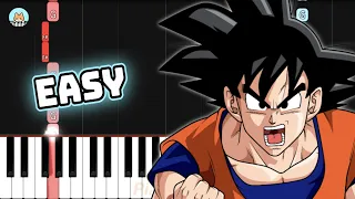 Dragon Ball Z OP - "Cha-La Head-Cha-La" - EASY Piano Tutorial & Sheet Music