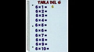 Truco con la tabla del 6