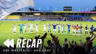 ⏮ Recap KVC Westerlo - KAA Gent: 1-3 (MD 3 JPL)