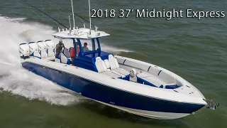 Check out this FAST 37' Midnight Express Open