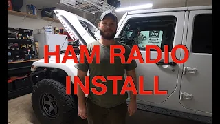 Jeep Comms!  Yaesu FTM-300D Ham Radio Install