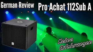 Vor- und Nachteile // The Box Pro Achat 112 Sub A