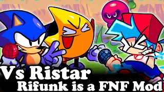 FNF | Vs Ristar And Sonic - (Rifunk is a FNF Mod) | Mods/Hard |