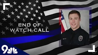 End of watch call for officer Dillon Vakoff