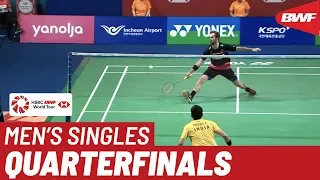 QF | MS | PARUPALLI Kashyap (IND) vs. Jan O JORGENSEN (DEN) | BWF 2019