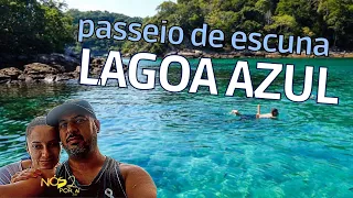 Passeio de Escuna na LAGOA AZUL em Ilha Grande - ANGRA DOS REIS