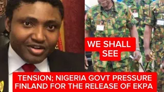 JUST IN; TENSION IN FINLAND AS GOVT SEEK THE RELEASE OF EKPA, WOLE SOYINKA REACT TO....