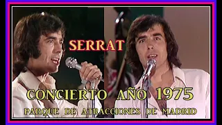 Joan Manuel Serrat Concierto 1975 Parque de Atracciones de Madrid ¡ Vídeo Inédito !