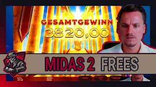 MIDAS 2 🤑| Technische Probleme aber kurzes Video ☠️🥳💶 | Freegames High Stakes 🎰 | Casino Highlights
